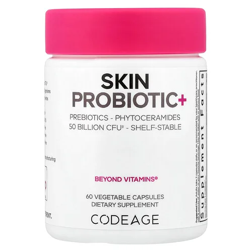 Codeage, Probiótico para la piel y más, 60 cápsulas vegetales