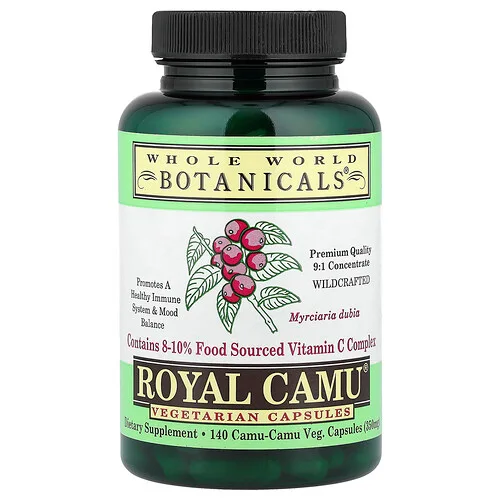 Whole World Botanicals, Royal Camu®, 140 cápsulas vegetales