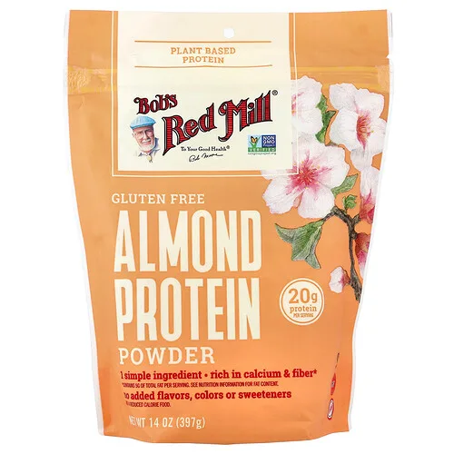 Bob's Red Mill, Proteína de almendra en polvo, Sin gluten, 397 g (14 oz)