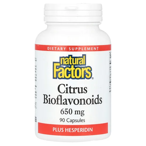 Natural Factors, Bioflavonoides cítricos más hesperidina, 650 mg, 90 cápsulas