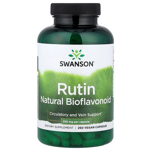 Swanson Vitamins, Rutina, Bioflavonoides naturales, 250 mg, 250 cápsulas veganas