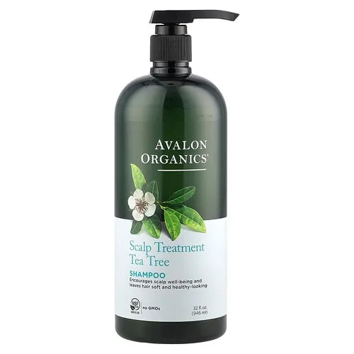 Avalon Organics, Champú para el tratamiento del cuero cabelludo, Árbol del té, 946 ml (32 oz. líq.)