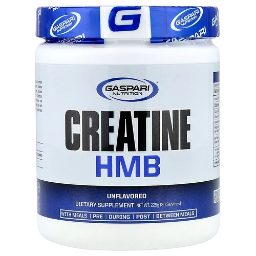 Gaspari Nutrition, Creatine HMB, Sin sabor, 225 g