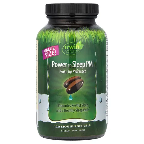 Irwin Naturals, El poder del sueño PM®, 120 cápsulas blandas con contenido líquido