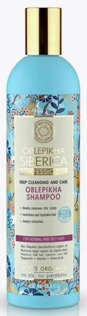 Oblepikha Champú para cabello normal y graso 400 ml