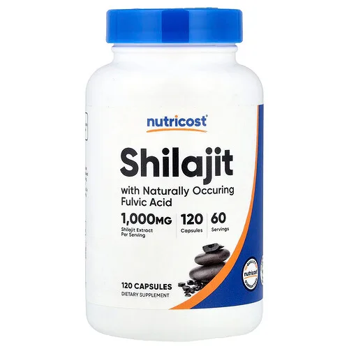 Nutricost, Shilajit, 120 cápsulas
