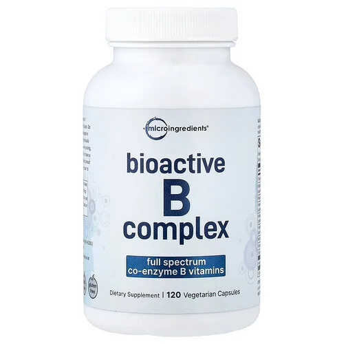 Micro Ingredients, Complejo de vitaminas B bioactivas, 120 cápsulas vegetales