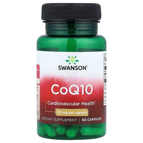 Swanson Vitamins, CoQ10, 30 mg, 60 cápsulas