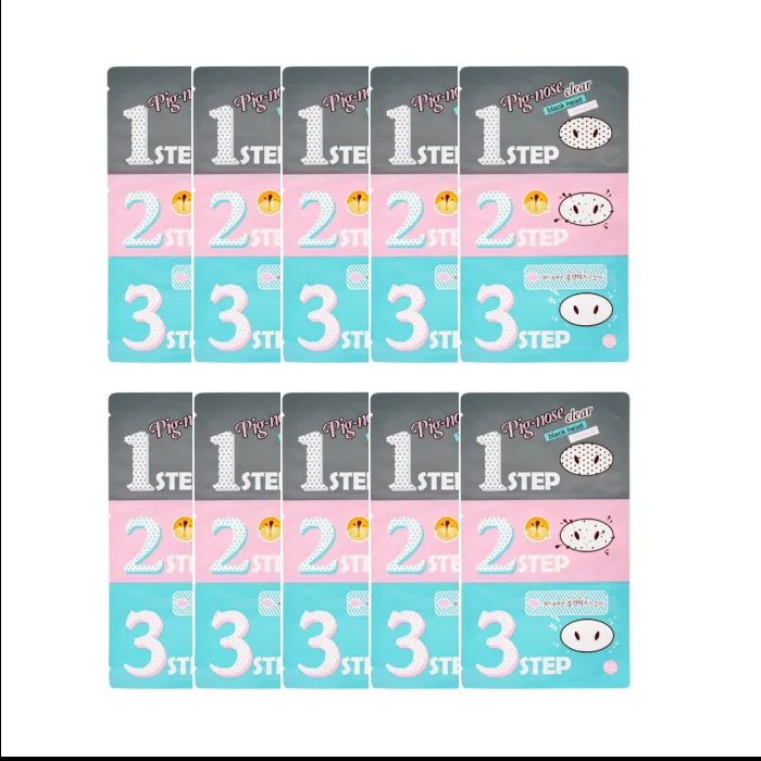 Holika Holika Pig-nose Clear Black Head 3-Step Kit (10c/u) Set