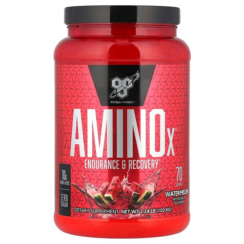 BSN, AminoX, Resistencia y recuperación, Sandía, 1,02 kg (2,24 lb)