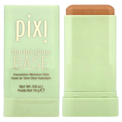 Pixi Beauty, On-The-Glow Base, Base humectante en barra, Caramelo, 19 g (0,6 oz)