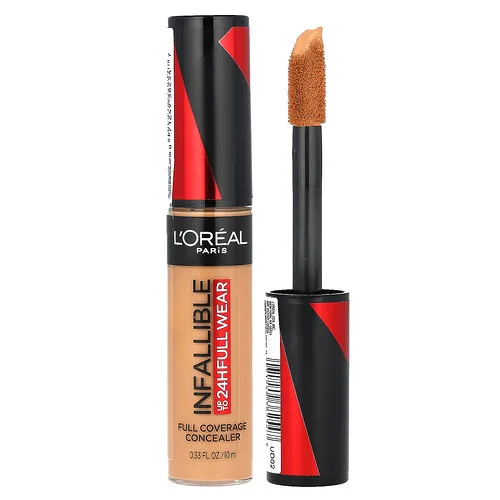 L'Oréal, Infalible, Corrector de cobertura total, 400 Caramelo, 10 ml (0,33 oz. líq.)