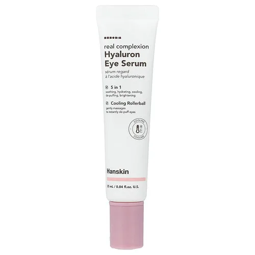 Hanskin, Real Complexion, Sérum para el contorno de los ojos con hialurón, 25 ml (0,84 oz. líq.)