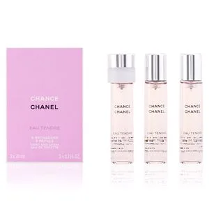 CHANCE EAU TENDRE eau de toilette twist & spray 3 recargas 3 x 20 ml