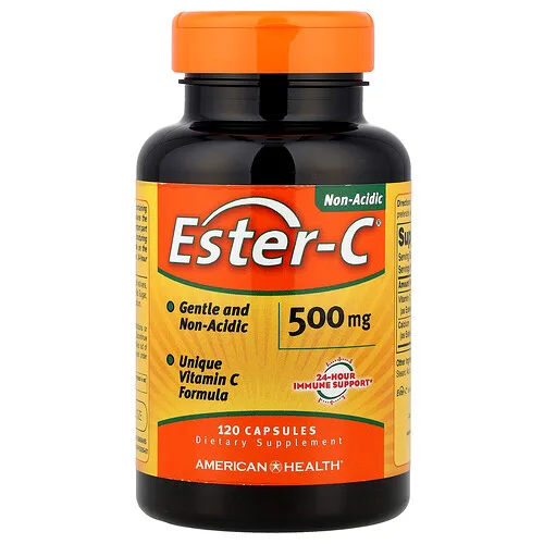 American Health, Ester-C, 500 mg, 120 Cápsulas
