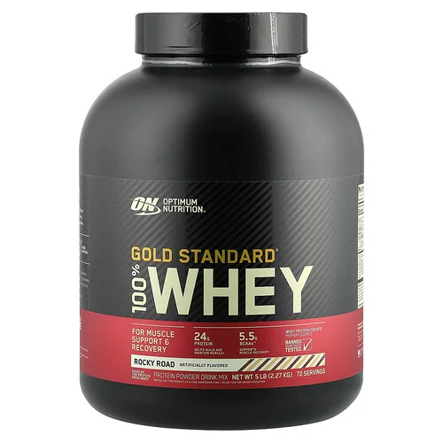 Optimum Nutrition, Suero de leche 100 % Gold Standard®, Suero de leche, 2,27 kg (5 lb)
