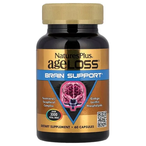 NaturesPlus, Refuerzo para el cerebro AgeLoss®, 60 cápsulas