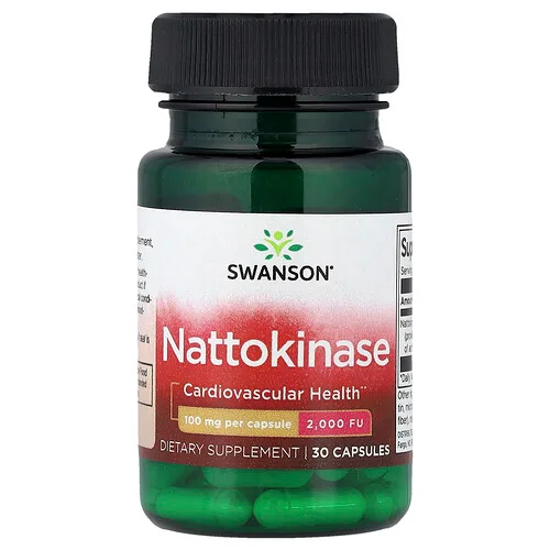 Swanson Vitamins, Natokinasa, 100 mg, 30 cápsulas