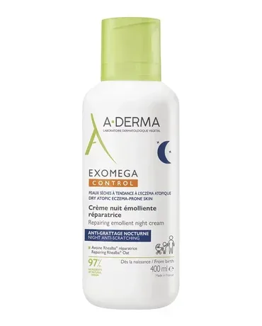 Exomega Control Crema de Noche Emoliente 400 ml