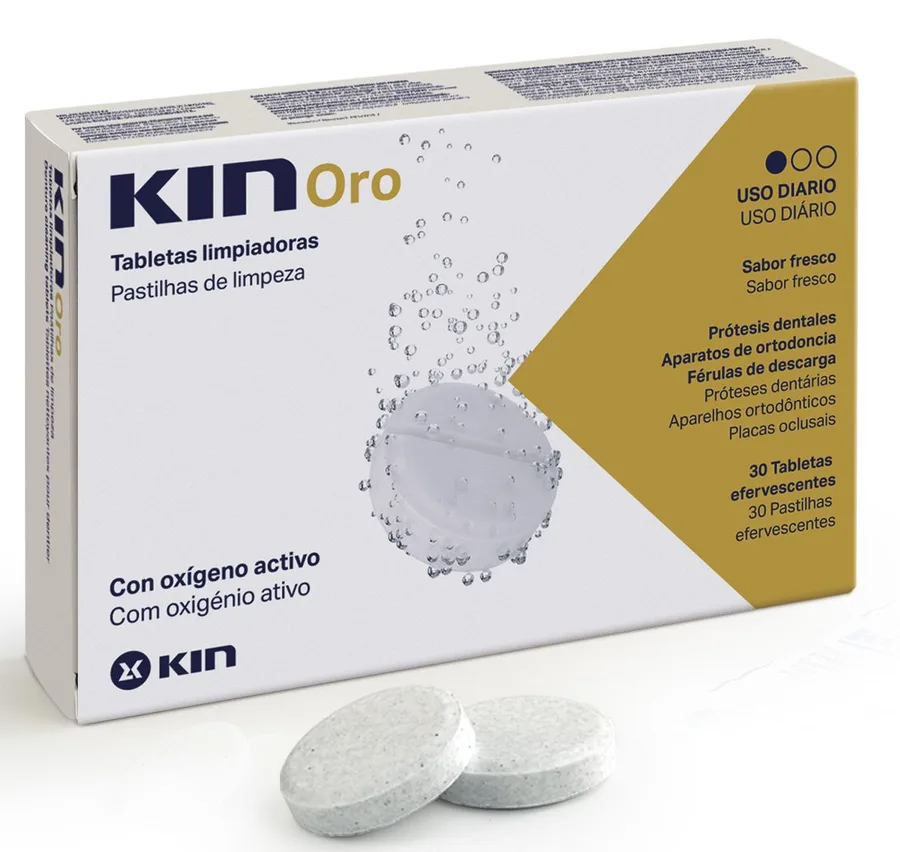 Oro Tabletas Limpiadoras Kin Higiene dental y bucal