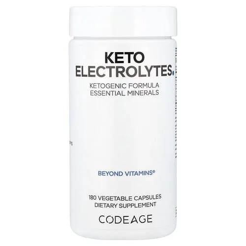 Codeage, Electrolitos cetogénicos, 180 cápsulas vegetales