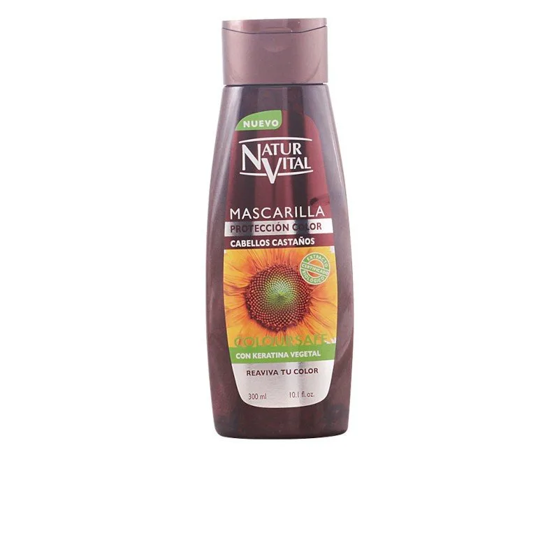 Natur Vital Mascarilla Coloursafe Castaño 300 ml