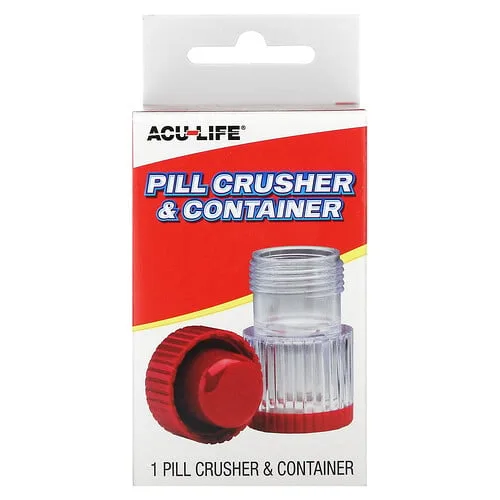 Ezy Dose, Triturador y recipiente para pastillas, 2 unidades