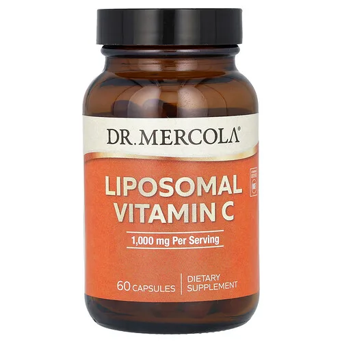 Dr. Mercola, Vitamina C liposomal, 60 cápsulas (500 mg por cápsula)