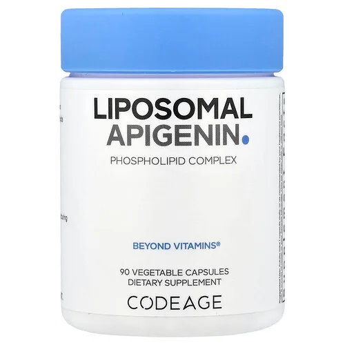 Codeage, Apigenina liposomal, Complejo de fosfolípidos, 90 cápsulas vegetales (50 mg por cápsula)