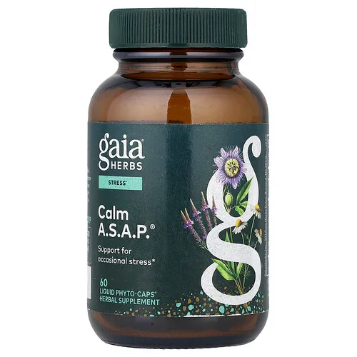 Gaia Herbs, Calm ASAP®, 60 Phyto-Caps® líquidas