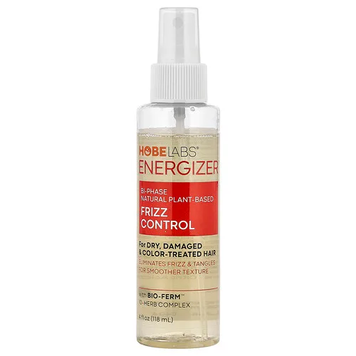 Hobe Labs, Energizante, Control del frizz, Para cabello seco, dañado y teñido, 118 ml (4 oz. líq.)