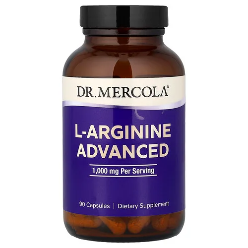 Dr. Mercola, L-arginina avanzada, 90 cápsulas (333 mg por cápsula)