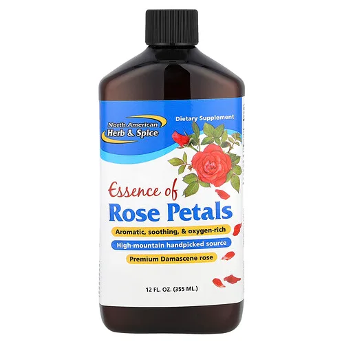 North American Herb & Spice, Esencia de pétalos de rosa, 355 ml (12 oz. líq.)