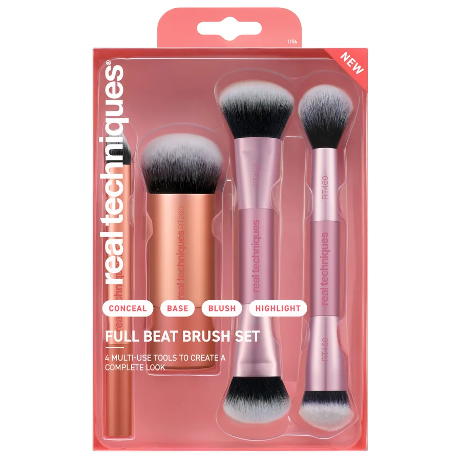 Full Beat Brush Set de 4 Brochas de Maquillaje