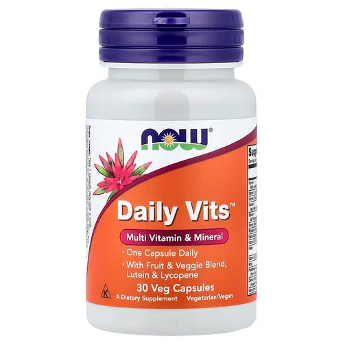 NOW Foods, Daily Vits™, 30 cápsulas vegetales