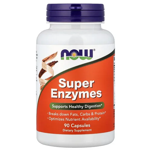 NOW Foods, Súper Enzimas, 90 Cápsulas