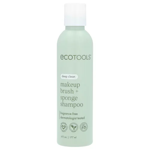 EcoTools, Champú con esponja y brochas de maquillaje, Sin fragancia, 177 ml (6 oz. líq.)