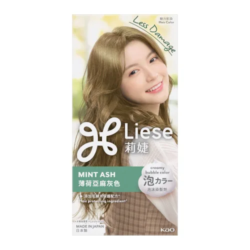 Kao - Liese Creamy Bubble Color - 1 Box - Mint Ash