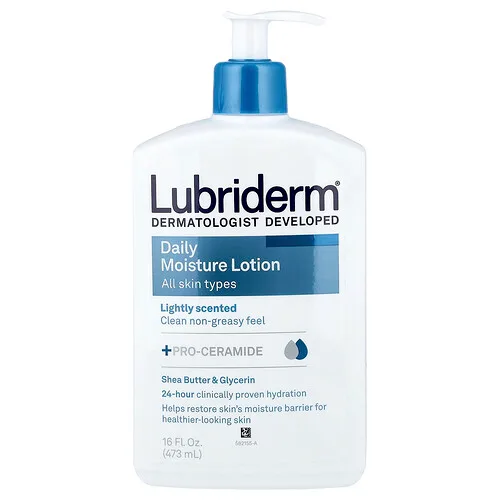 Lubriderm, Loción de humectación diaria, Todo tipo de piel, Con una ligera fragancia, 473 ml (16 oz. líq.)