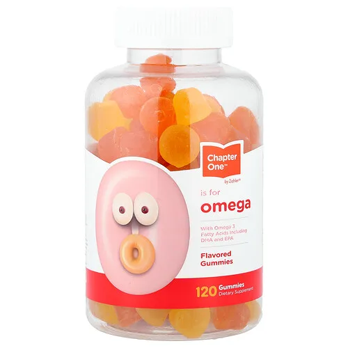 Zahler, Chapter One, Gomitas con omega y ácidos grasos omega-3, incluidos el DHA y el EPA, 120 gomitas