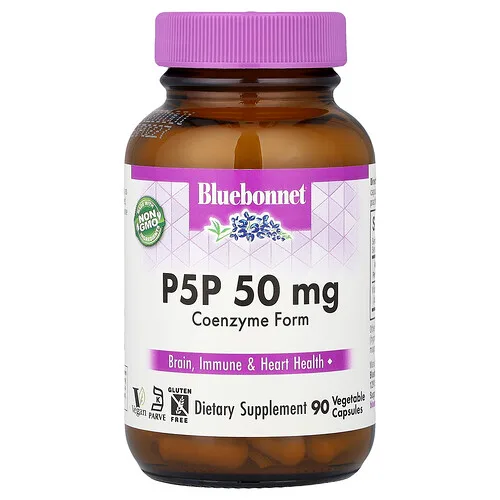 Bluebonnet Nutrition, P5P, 50 mg, 90 cápsulas vegetales