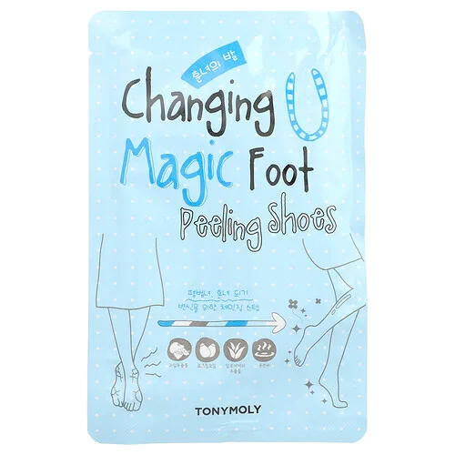TonyMoly, Changing U Magic Foot Peeling, 1 par, 17 g (0,60 oz) cada uno
