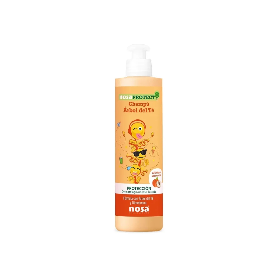 NosaProtect Champú Árbol del Té Melocotón 250ml