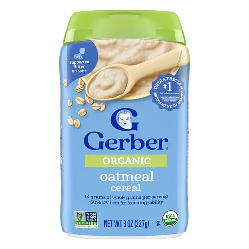 Gerber, Cereal de avena orgánica, 1st Foods®, 227 g (8 oz)