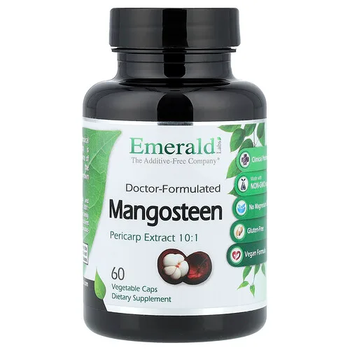 Emerald Laboratories, Mangostán, 60 cápsulas vegetales (600 mg por cápsula)