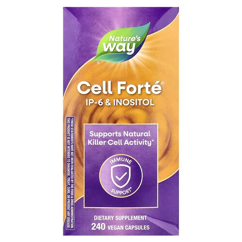 Nature's Way, Cell Forté, IP-6 e inositol, 240 cápsulas veganas