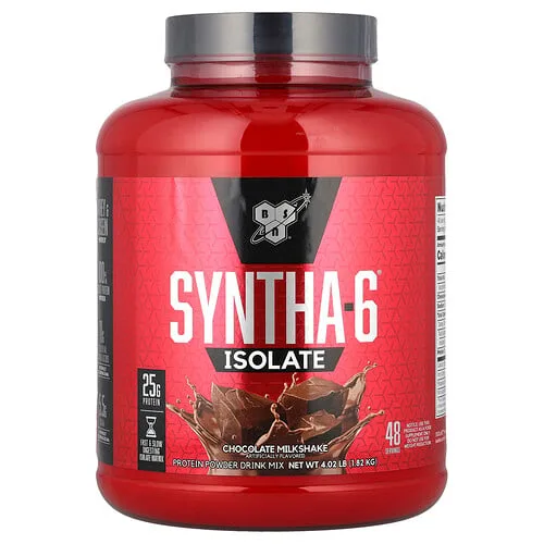 BSN, Aislado de Syntha-6, Mezcla para preparar bebidas con proteína en polvo, Batido de chocolate, 1,82 kg (4,02 lb)