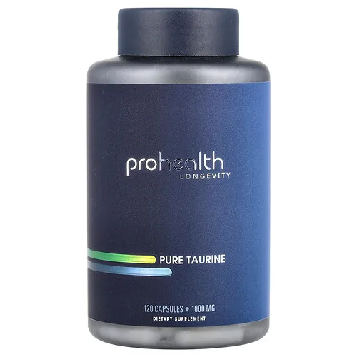 ProHealth Longevity, Taurina pura, 1000 mg, 120 cápsulas