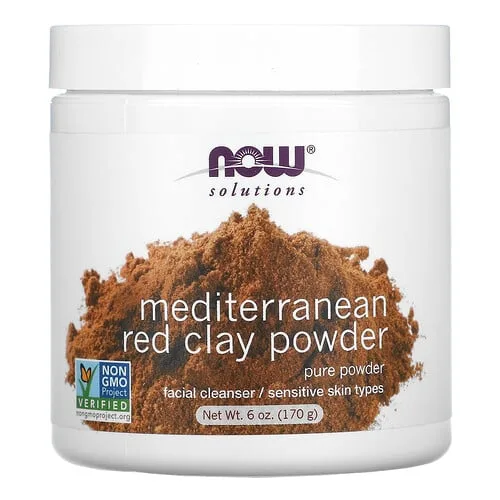 NOW Foods, Solutions, Arcilla roja mediterránea en polvo, 170 g (6 oz)