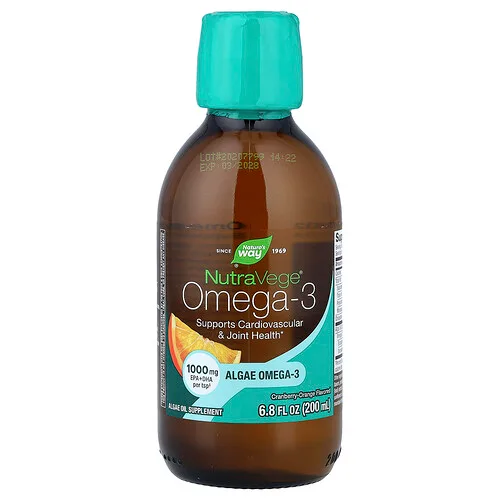 Nature's Way, NutraVege®, Omega-3, Arándano rojo y naranja, 200 ml (6,8 oz. líq.)